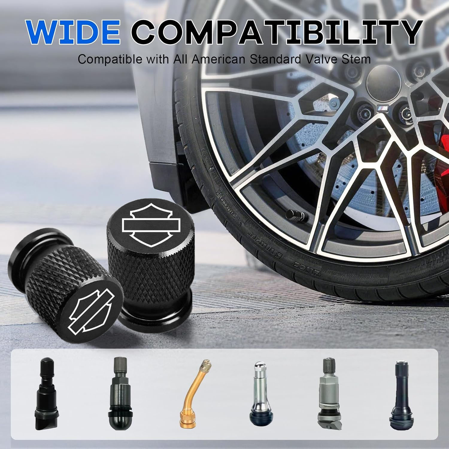 Motorcycle Car Wheel Tire Valv - Motorcycle Valve Cover recension och pris