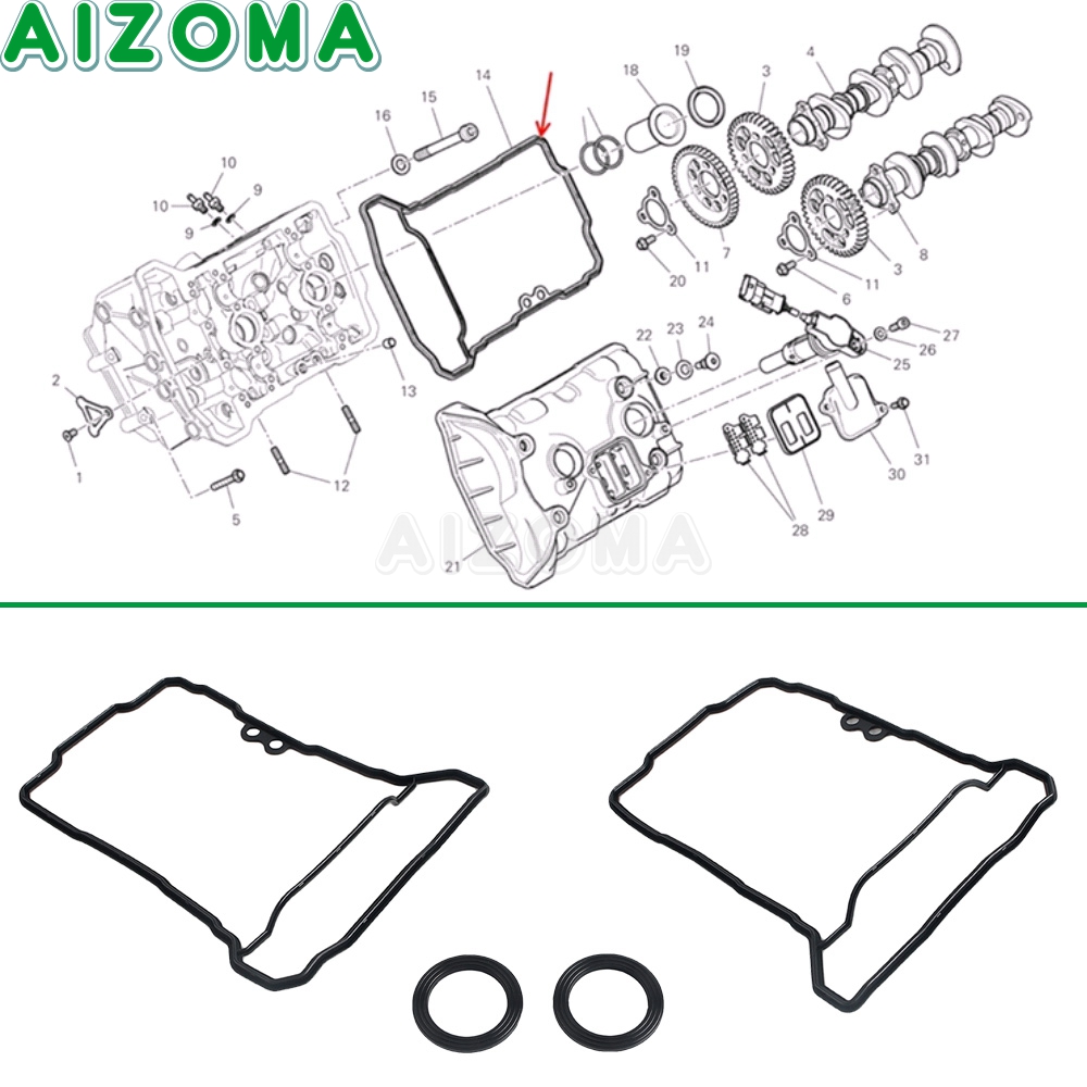 Motorcycle Accessories Cylinde - Motorcycle Gasket recension och pris