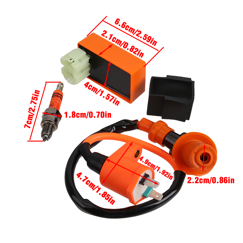 High performance ignition coil - Motorcycle Spark Plug recension och pris